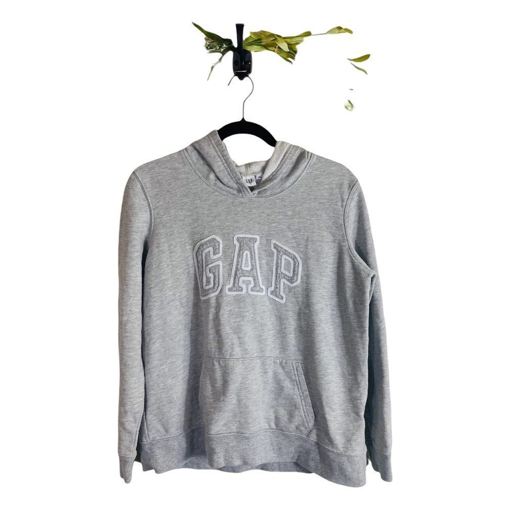 GAP Gray Hoodie Sweatshirt Women’s Size Large Excellent Used Condition
